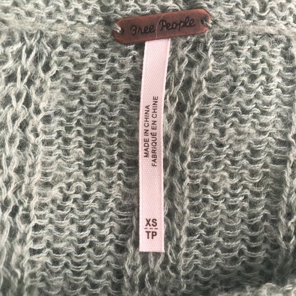NWT Free People Mint Angel Soft Pullover XS - Picture 6 of 7